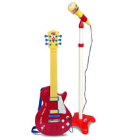Minik Müzisyenlerin Yeni Müzik Aleti: Ayaklı Mikrofonlu Elektronik Gitar! (Çok Renkli)