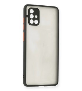 Galaxy A71 Kılıf Montreal Silikon Kapak - Siyah