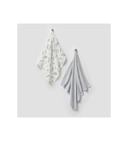85*95 CM YAPRAK DESENLİ BEBEK BATTANİYE SET