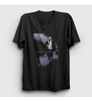 Presmono Unisex Siyah Keanu Reeves Film John Constantine T-Shirt 480630tt