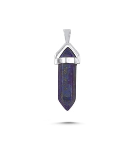 925 Ayar Lapis Lazuli Taşlı Gümüş Kolye