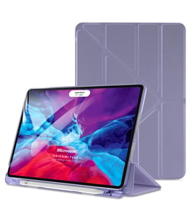 Microsonic Apple iPad Pro 11'' 2021 3. Nesil Kılıf (A2377-A2459-A2301-A2460) Origami Pencil Lila