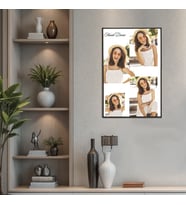 Kişiye Özel Özgün Tasarımlı 4 Fotoğraflı Çerçeveli Tablo (1)