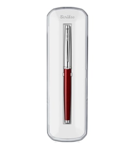 SCRIKSS 800 ROLLER KALEM BORDO YARI KROM KRİSTAL KUTU