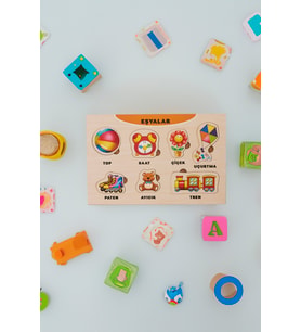 Eşyaları Öğreniyorum Eğitici Puzzle Ahşap Bul Tak Yapboz