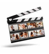 Kişiye Özel Ahşap Film Klaketi Çerçeve