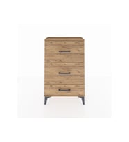 Arges Komodin 3 Çekmeceli 60x30x96 Çam-Çam
