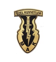Özel Kuvvetler MAK Deri PEÇ- Arma - Patch
