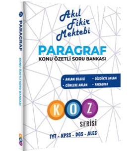 AFM Paragraf Soru Bankası - Akıl Fikir Mektebi