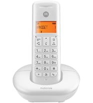 U10003 MOTOROLA E-201 Dect Telefon Dect Telefon Beyaz