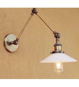 MYLİGHTS RETRO APLİK ESKİTME BRONZ APLİK AKROBAT APLİK RETRO AKROBAT APLİK (Siyah)