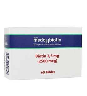 Medohbiotin 2,5 mg 60 Tablet