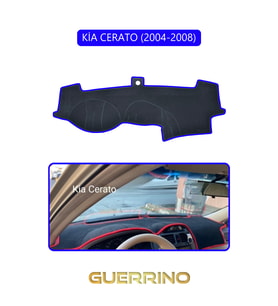 KİA CERATO 2004-2008TORPİDO KORUMA HALISI MAVİ KENAR