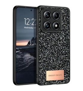 Mi 14T Pro Bright Simli Kapak - Siyah