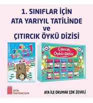 1.Sınıf Ata Yarıyıl Tatilinde + Çıtırcık Öykü Dizisi (Beyaz)