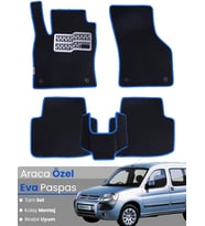 CİTROEN BERLİNGO (2008-2018) Uyumlu EVA Paspas Tam Set–Araca Özel,Su Geçirmez,Kolay Montaj