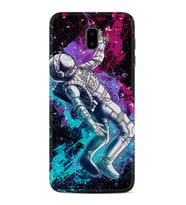 Samsung J6 Plus J7 Prime J7 Pro M20 Kılıf Desenli Silikon Astronot Signs 1753