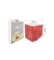Lüks Masa Eteği Kırmızı 70*300 Cm M149