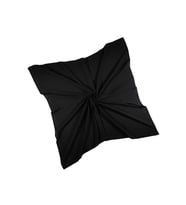 Mısırlı Eşarpları Medine Ipeği Büyük Boy Eşarp 110x110 Cm (Siyah)