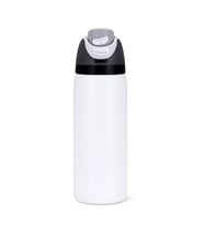 Owala 32 Oz (946 ml) Kilitli Kapaklı Çift Katmanlı Çelik Termos (Parlak Beyaz)