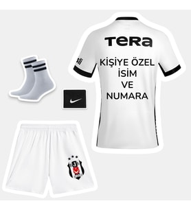 Kişiye Özel Baskılı Bêşekitaş 26-27 Yeni Sezon Çocuk Futbol Forması - 4'lü Set