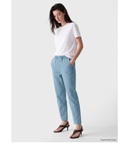 LCW Comfort İndigo Beli Lastikli Kadın Jean Pantolon