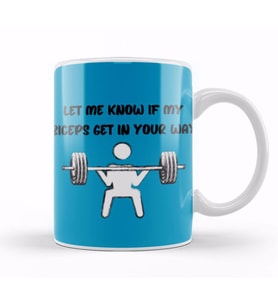 Gym Workout Fitness Lover Motivation Gift Quotes For MEN   Kupa Bardak Porselen