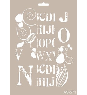 Cadence New Stencil Collection A4 AS-571 