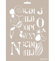 Cadence New Stencil Collection A4 AS-571 