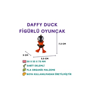 Daffy Duck Figür - 3D Karakter Oyuncak