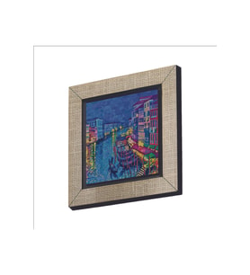 Venedik Görseli Baskılı MDF Magnet 7X7