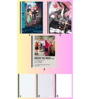 bocchi the rock 3 adet defter A4 büyük boy 72 sayfa çizgili_kareli_çizgisiz defter seti