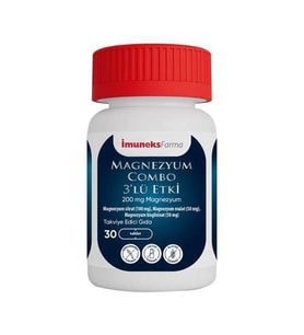 İmuneks Farma Magnezyum Combo 3'lü Etki 30 Tablet