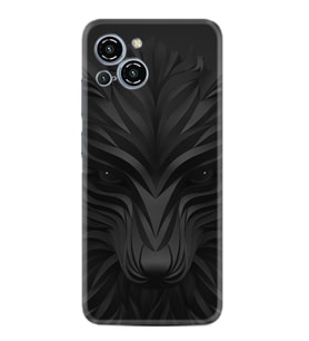 Reeder S23 Max Pro Kılıf Resimli Desenli Baskılı Silikon Black Fox 1325