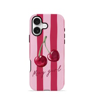 iPhone 17 Vorian Çift Katmanlı Kılıf Cherry Girl