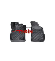 Citroen Nemo Panelvan 2 Parça 2014 3D Havuzlu Paspas Siyah (Karışık)