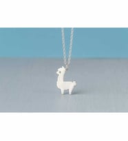 Lama Tasarımlı  925 K Gümüş Kolye