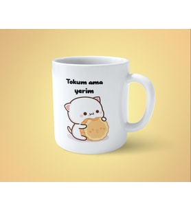 Tokum Ama Yerim Baskılı Kupa Bardak