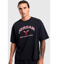 Nike Jordan Flight Essentials Loose Fit Men's Boxy Graphic T-Shirt Erkek Bol Kesim Grafik Baskılı Tişört Siyah
