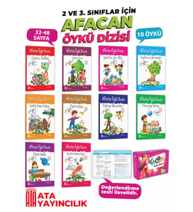 2 ve 3. Sınıflar İçin Afacan 10 Kitaplık Kutulu Hikaye Kitabı Seti - Okumayı Sevdiren - Değerlendirme Kitapçığı İlaveli - Öğretmen Tavsiyeli - Okuma Alışkanlığı Kazandıran - Eğlenceli - En Hikaye