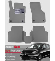 RENAULT SCENİC 3 (2009-2016) Uyumlu EVA Paspas Tam Set–Oto Paspas,Araca Özel,Kolay Montaj