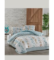 KRİSTAL TERRY COTTON MAVİŞ MİNT NEVRESİM TAKIMI ÇİFT KİŞİLİK