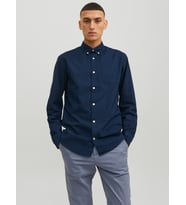 JACK JONES Erkek Pamuklu Uzun Kol Gömlek 12182486