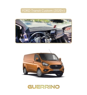 FORD Transit Custom 2020+TORPİDO KORUMA HALISI BEJ KENAR