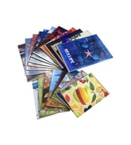 Komeks Kaye A-5 Defter (Dikişli) Plastik Kapak Kareli 60 Yaprak A5 60/4 (1 Paket 12 Adet) (Karışık)