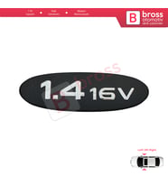 Renault Clio MK2 İçin Siyah 1.4 16V Sağ veya Sol Kapı Bandı Monogram Amblemi Çıta Yazısı 7700438090