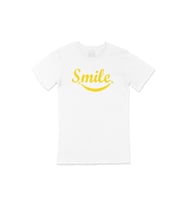 Smile Gülümse Tişört (Beyaz)