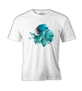 Dance in the Ocean - Balık Beyaz Erkek Tshirt