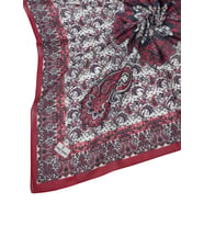 Mim Eşarp Prime Pamuk Etnik Desenli Eşarp 90x90 cm (Bordo)