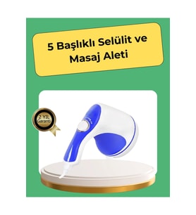 Çok Fonksiyonlu Selülit ve Sıkılaştırıcı Masaj Cihazı